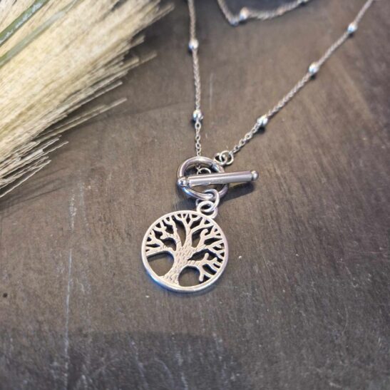ARBRE de VIE collier avec fermoir à l'avant