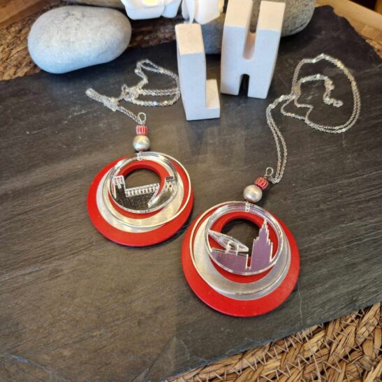 TOURNEVILLE sautoir Le Havre rouge