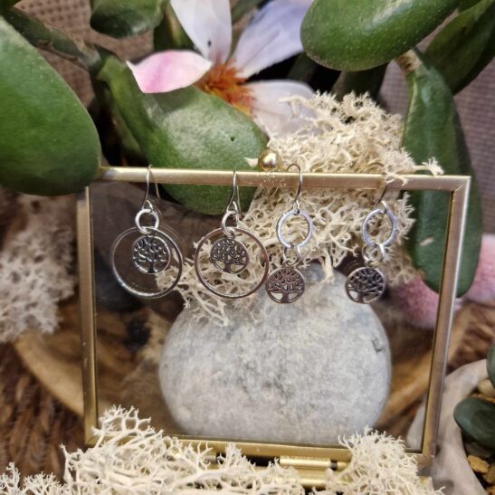 Boucles d'oreilles ARBRE DE VIE collection Mon Choix