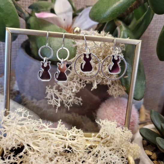 Boucles d'oreilles CHATS Collection MON CHOIX