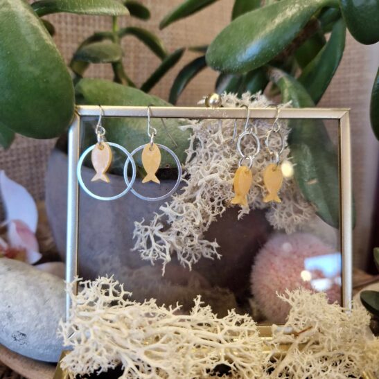 Boucles d'oreilles POISSONS collection Mon Choix