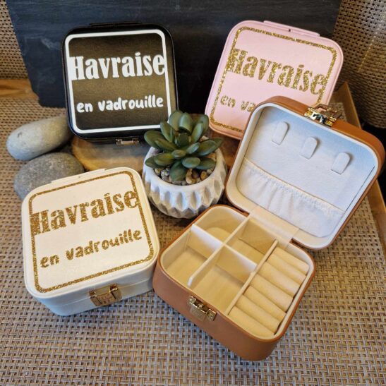 HAVRAISE EN VADROUILLE coffret à bijoux de voyage