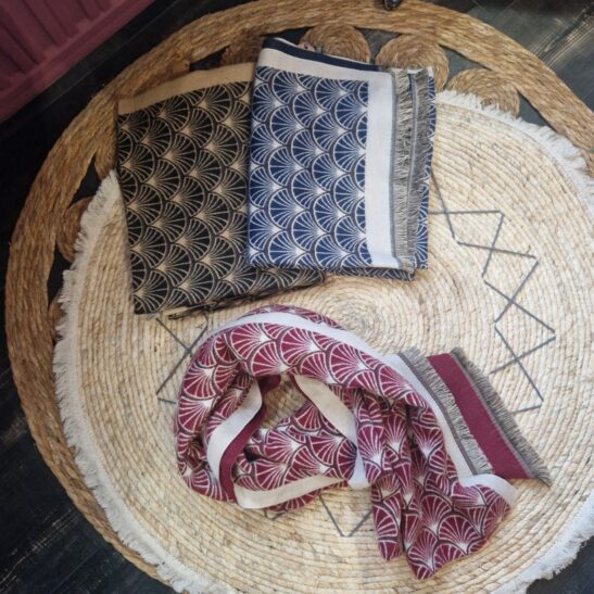 DIANE écharpe motifs art déco