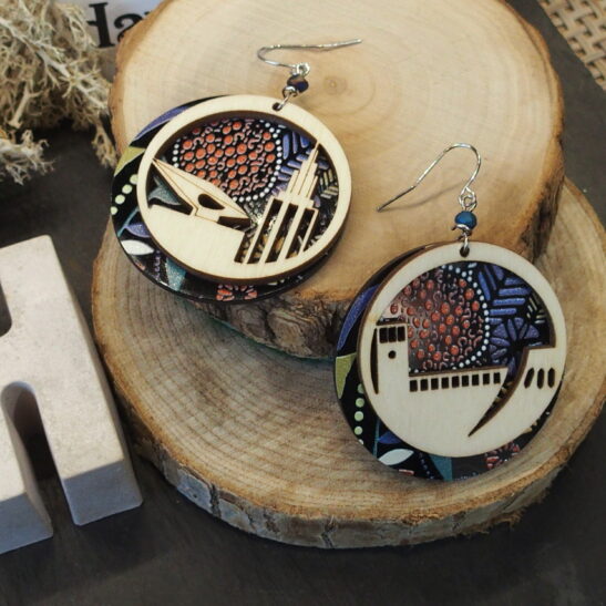 JARDINS SUPENDUS boucles d'oreilles Le Havre