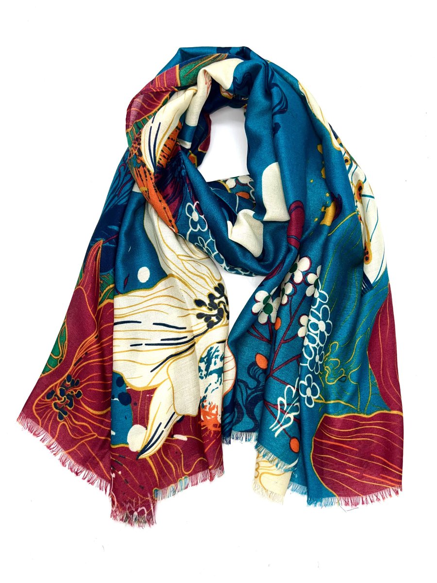 georgette-foulard-motifs-grandes-fleurs-colorées-coton-viscose-tout-doux-idée-cadeau-femme (1)