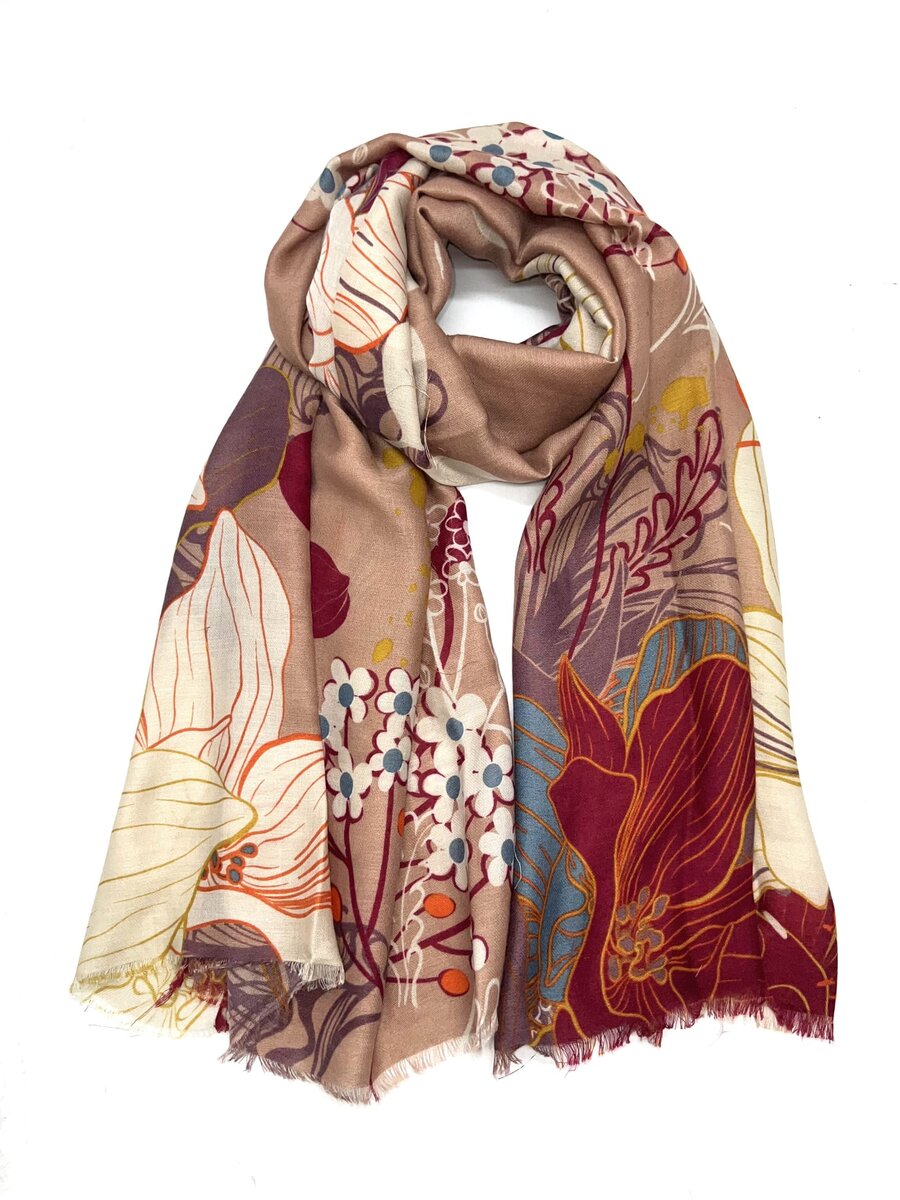 georgette-foulard-motifs-grandes-fleurs-colorées-coton-viscose-tout-doux-idée-cadeau-femme (2)