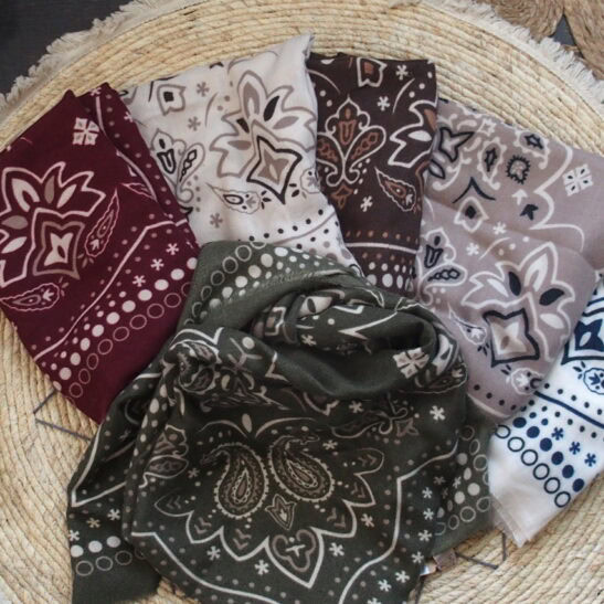 ROSALIE grand bandana chaud