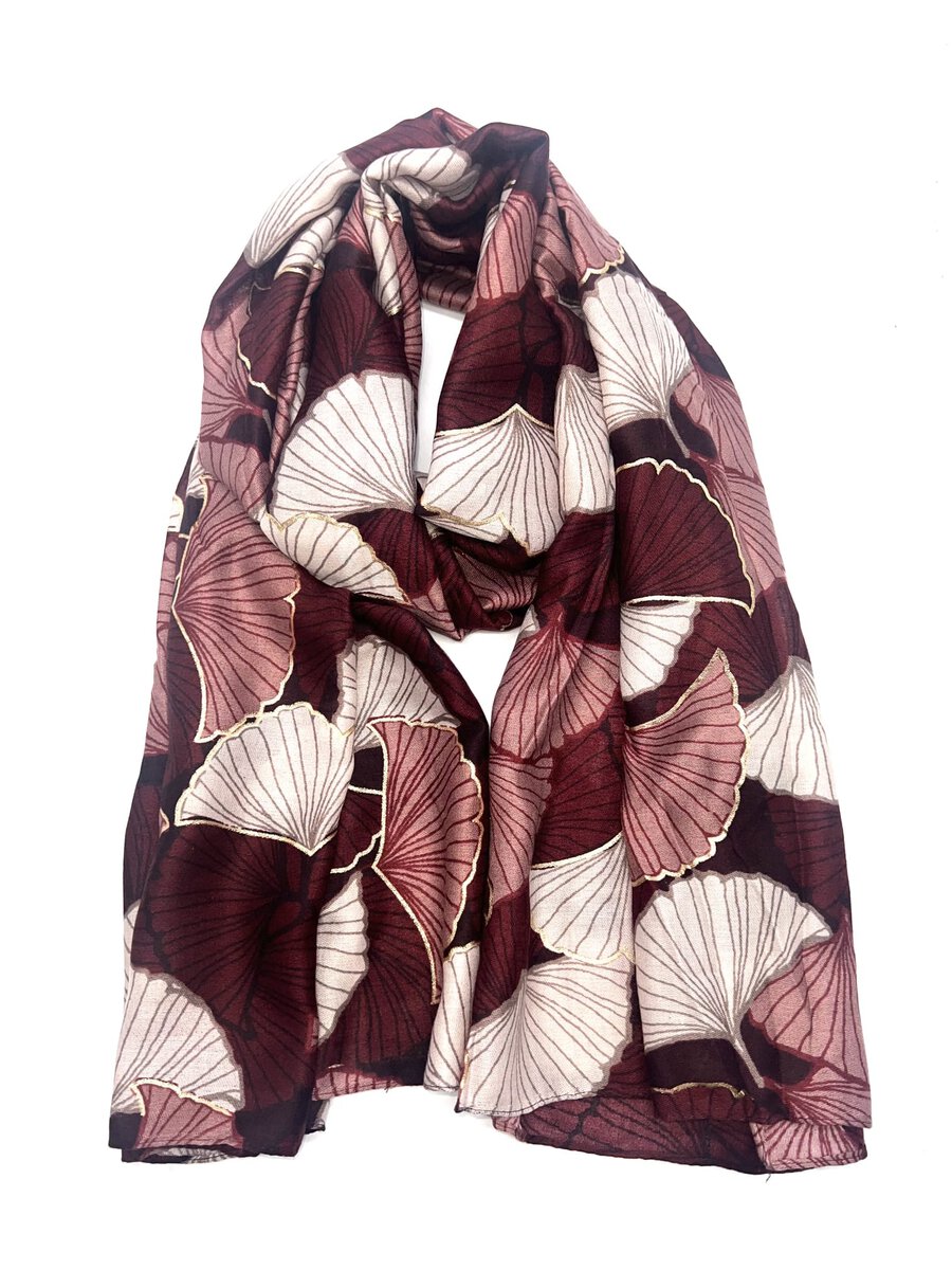 paulette-foulard-epais-motifs-grandes-feuilles-gingko-biloba- (1)