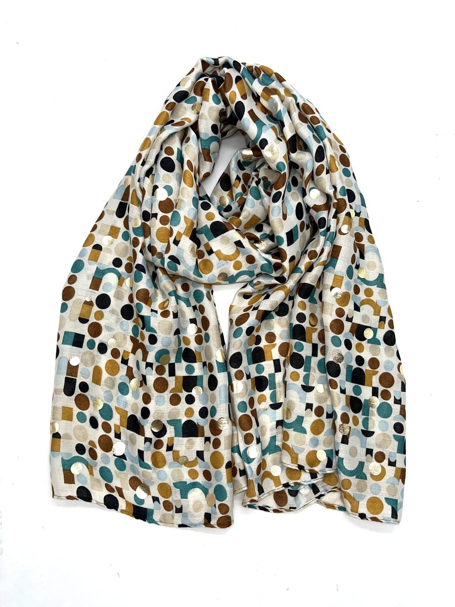 yvonne-foulard-viscose-coton-imprimé-original-formes-géométriques-points (4)