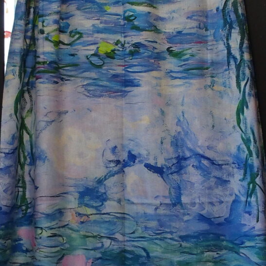 NYMPHEAS étole reproduction de tableau