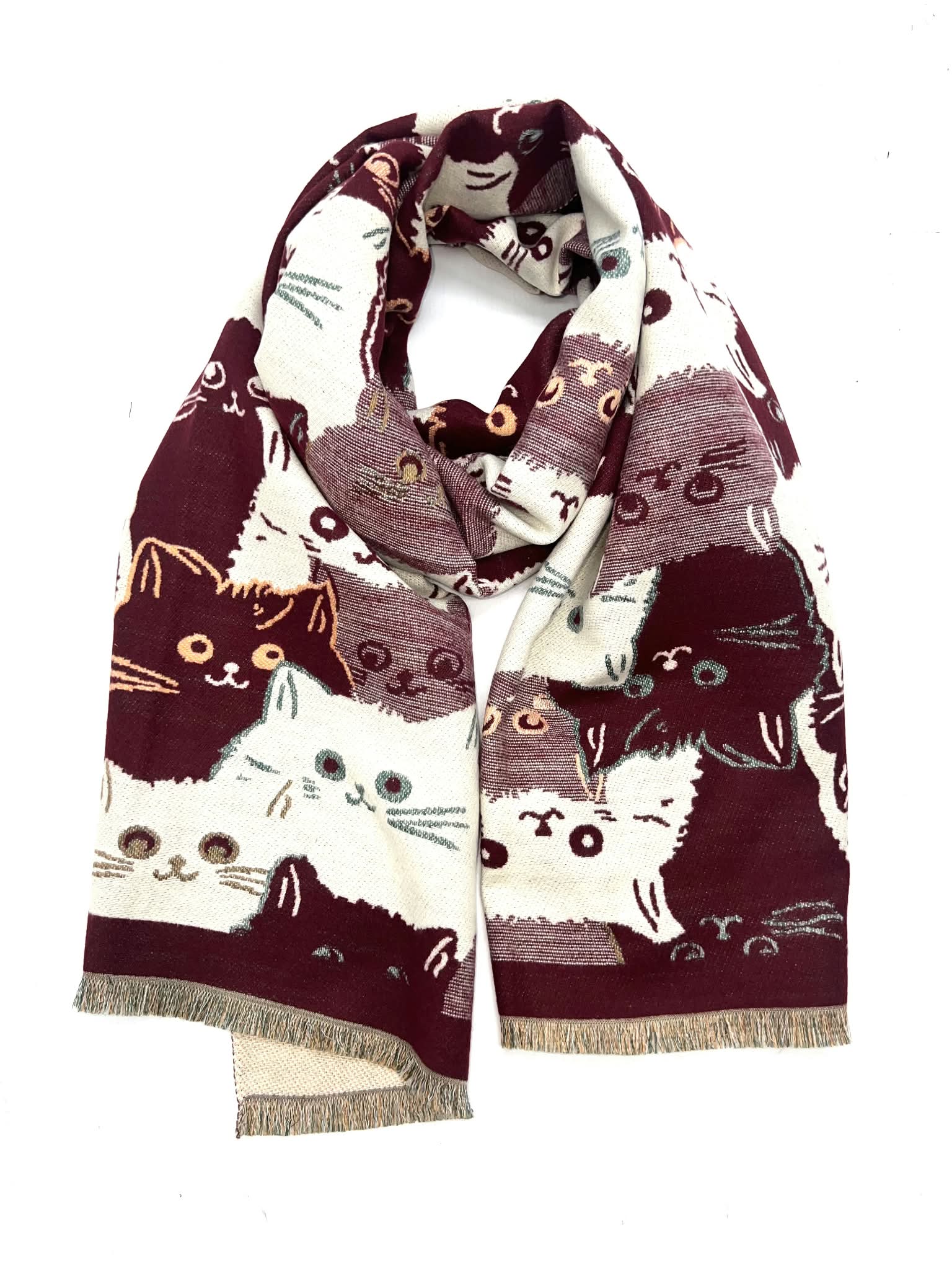 echarpes-chaudes-motifs-tête-de-chats-jacquard (1)